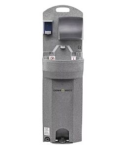 Crown Verity CV-EHS-E Economy Single Bowl Outdoor Portable Hand Sink , Electric