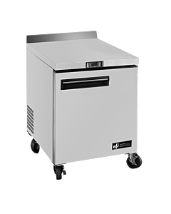 EFI FWDR1-27VC-R 27" One Door Work Top Freezer with Backsplash, Right-Hand