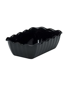Cambro DC5110 Rectangular Deli Crock - Black 2.2 Qt