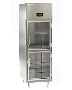 Delfield DSLR1-GH 32.4" Singled Section Reach In Refrigeration with Glass Half Doors 21 cu. Ft. - 115V/1