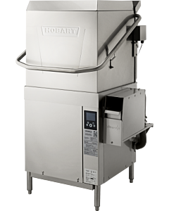 Hobart AM16VL-ADV-2 High-Temp Door-Type Automatic Soil Removal Ventless Dishwasher Up to 40 Racks per Hour 208-240/60/3 (Field Convertible to 1Ph) - USA
