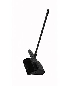 Winco DP-13C 13" Lobby Dust Pan with Wind Break Cover - USA