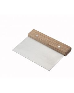 Winco DSC-3 Dough Scraper with Wood Handle - CA