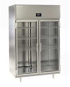Delfield DSLR2-G 55" Double Section Reach In Refrigeration with Glass Door 45 cu.ft. - 115V/1