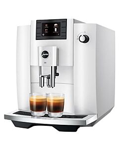 Jura 15559 E6 Impressa Automatic Coffee Machine Piano White