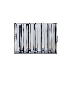 Omcan 20″x 25" x 2″ Stainless Steel Range Hood Filter - CA