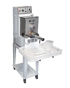 Trento Countertop Pasta Machine with 11 lb. Capacity, Cooling, and Cutter + Trolley - 110V, 1HP