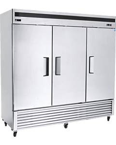 EFI C3-82VC 82" Three Door Reach In Refrigerator, 71 cu.ft. - USA