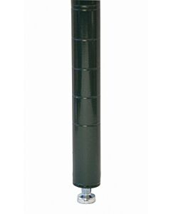 Zanduco Heavy-Duty Commercial Dark Green Epoxy Post with Leveler - NSF