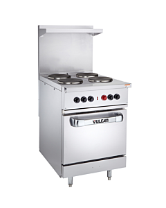 Vulcan EV24S-2HT208 Endurance Series 24" Electric Range with 2 Hot Tops and Standard Oven - 208V - USA
