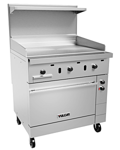 Vulcan EV36S-36G240 Endurance Series 36" Electric Range with Griddle Top and Standard Oven - 240V - USA