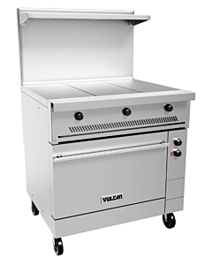 Vulcan EV36S-3HT480 Endurance Series 36" Electric Range with 3 Hot Tops and Standard Oven - 480V - USA