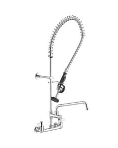 T&S 5PR-8W12 8" Wall Mount Pre-Rince Faucet - 6" Wall Bracket