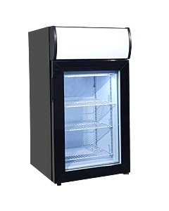 EFI F1-50GDCT-L Countertop Glass Door Freezer, 115V