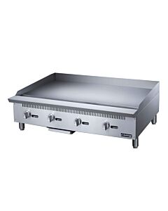 Dukers DCGT48 48" Commercial Gas Countertop Radiant Charbroiler - 104,000 BTU - USA