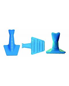 Omcan Fish Scaler, Heavy Duty Plastic (Blue)