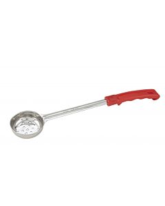 Winco FPP-2 2 oz. Perforated Food Portioners with Polycarbonate Handle, Red - USA
