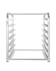Atosa MPRA-7 7-Tier Sheet Aluminum Pan Rack / Bun Tray Rack with Curved Top - CA