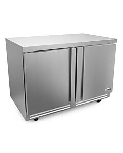 Fagor FUF-48-N 48" Two Solid Door Undercounter Freezer with 12 cu.ft. Capacity – 115V - USA