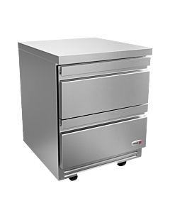 Fagor FUR-27-D2-N 27" Undercounter Refrigerator with Two Drawers, 9.5 Cu. Ft - 115/60/1