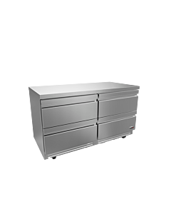 Fagor FUR-60-D4-N 60" Undercounter Refrigerator with Four Drawers, 20.6 Cu. Ft. – 115V/60/1