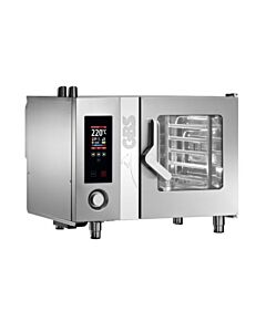 Combistar FX61G3 Gas Combi Oven (6) 1/1 GN Pan Boilerless with Interactive Digital ControL 50,000 BTU - 120V / 1 - CA