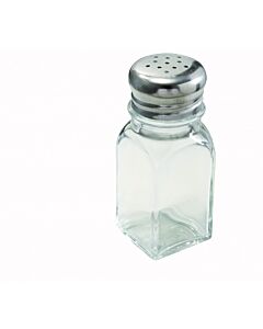 Winco G-109 2 oz. Square Shaker with Mushroom Top 12 pc per Pack - CA