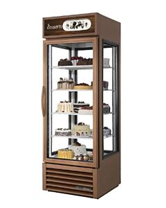True G4SM-23-HC~TSL01 27" Four Sided Swing Glass Door Refrigerated Merchandiser