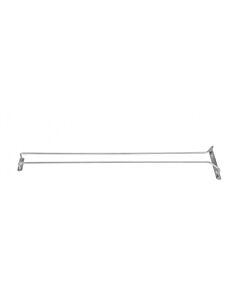 Winco GHC-24 24" Chrome Plated Wire Glass Hanger - CA