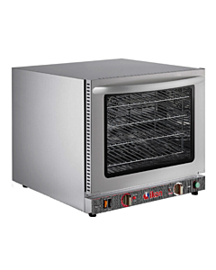IKON IC-514S 23" Half Size Electric Countertop Convection Oven with Steam Injection, 208-240V/2100-200W/2.3 Cu. Ft.