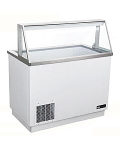 EFI Sales FICDC-47 47'' Ice Cream Dipping Cabinet with Sneeze Guard