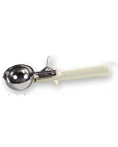 Winco ICOP-10 Ice Cream Disher with One Piece Handle, Size 10, Ivory - CA