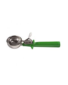 Winco ICOP-12 Ice Cream Disher with One Piece Handle, Size 12, Green - CA