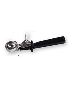 Winco ICOP-30 Ice Cream Disher with One Piece Handle, Size 30, Black - CA