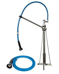 HIMI Instinct IF5405 V Mount Pre-Rinse Faucet With 54" Hose – Vacuum Breaker & 6" Extension Hose