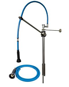 HIMI Instinct IF6002 Wall Mount Pre-Rinse Faucet With 60" Hose – Vacuum Breaker & 6" Extension Hose