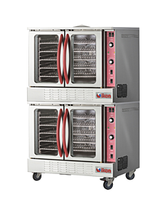 Ikon IGCO-2 38" Double Deck Gas Convection Oven - 108,000 BTU