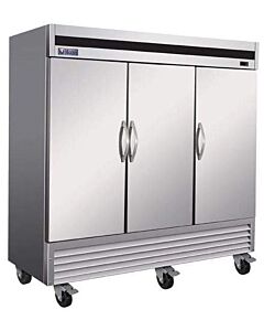 Ikon IB81F-DV- 81" Three Door Reach-In Freezer - 66 Cu. Ft.
