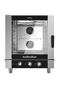 Turbofan EC40M7 Full Size 7 Tray Manual/Electric Combi Oven, 208V/240V, 60Hz