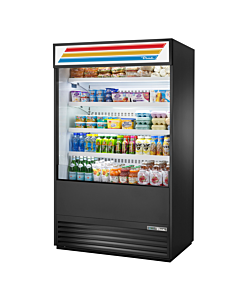 True TOAM-48-HC-TSL01 48″ Vertical Open Air Curtain Merchandiser