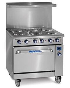 Imperial Electric Range - 36" wide IR-6-E