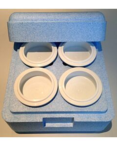 Pacojet Beaker Insulating Box for 4 Pacotizing Chrome Steel Beakers
