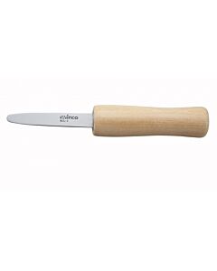 Winco KCL-2 6 5/8" Oyster/Clam Knife, 2 7/8" Blade - USA