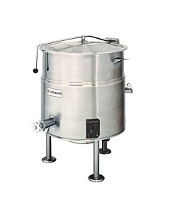 Cleveland KEL40 Floor Type Stationary 2/3 Steam Jacketed Electric Kettle 40 Gallon/ 150 Liters - 208/240V