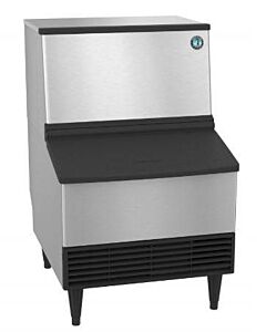 Hoshizaki KM-230BAJ 24" Air Cooled Modular Crescent Cube Ice Machine with Bin - 230 lb.