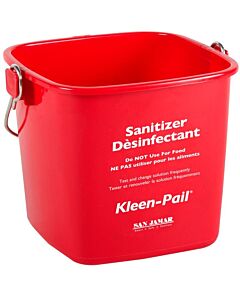 San Jamar Kleen-Pail 3-Qt, Red KP97RD