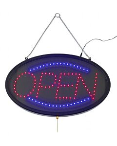 Winco LED-10 Led Sign, Open with Transparent Cover - USA