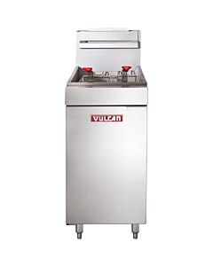 Vulcan LG300 Gas Fryer Floor Model 35-40 lb. Capacity Liquid Propane - 90,000 BTU