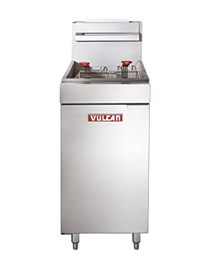 Vulcan LG400 Floor Fryer 45-50 lb. Capacity Liquid Propane - 120,000 BTU