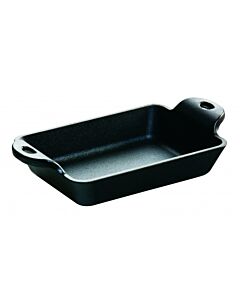 Lodge HMSRC 10 Ounce Heat-Treated Cast Iron Rectangular Mini Server